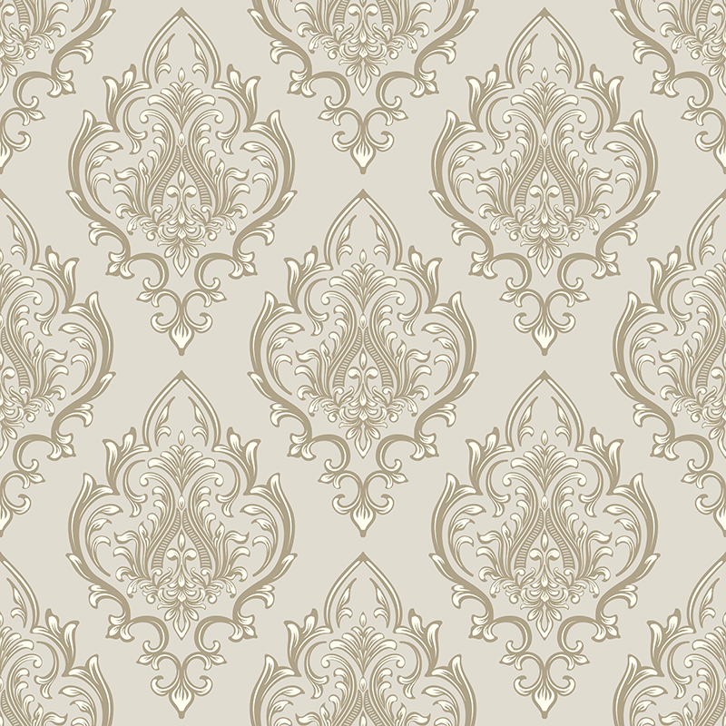 Vector damask seamless pattern background. Classical luxury old fashioned damask ornament, royal victorian seamless texture for wallpapers, textile, wrapping. Exquisite floral baroque template.